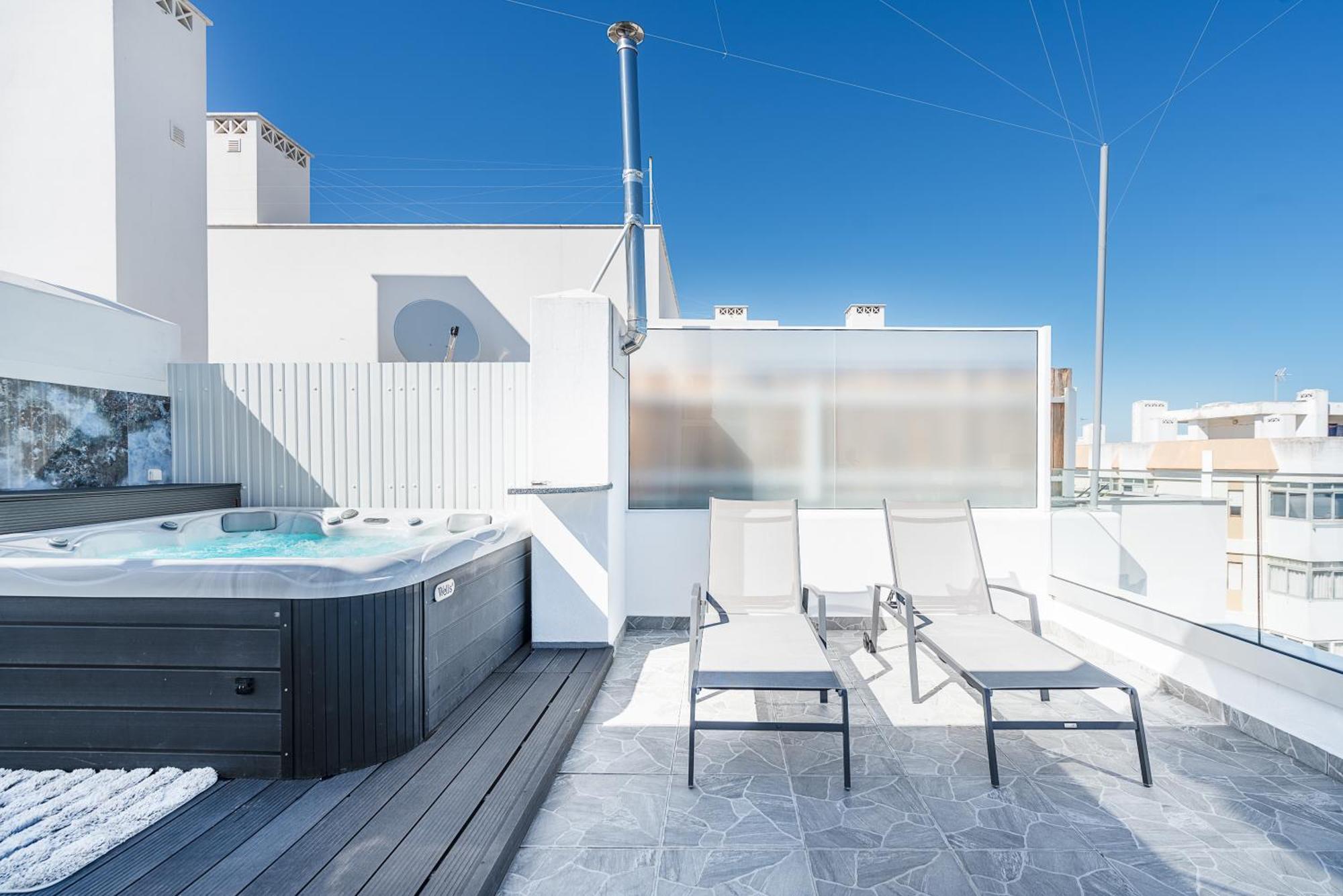 New Luxury Penthouse Beachfront In The Algarve Armacao de Pera Luaran gambar